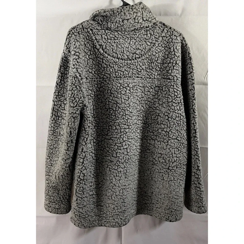 Kansas City Chiefs GIII‎ For Her By Carl Banks Sherpa 1/4 Zip Pullover Sz L